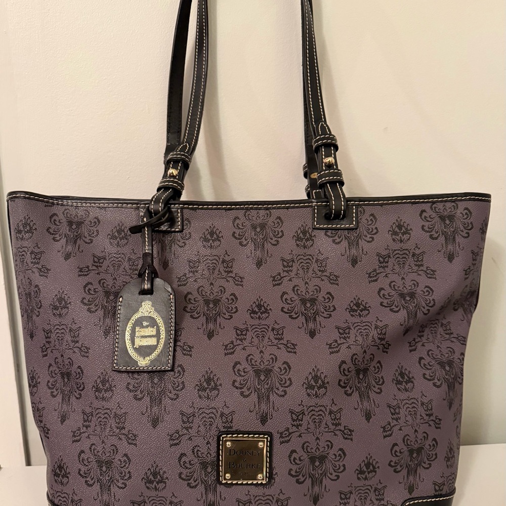 Dooney & Bourke rare haunted mansion shopper tote